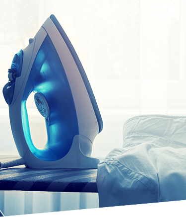 imagem da lavandaria e engomadoria